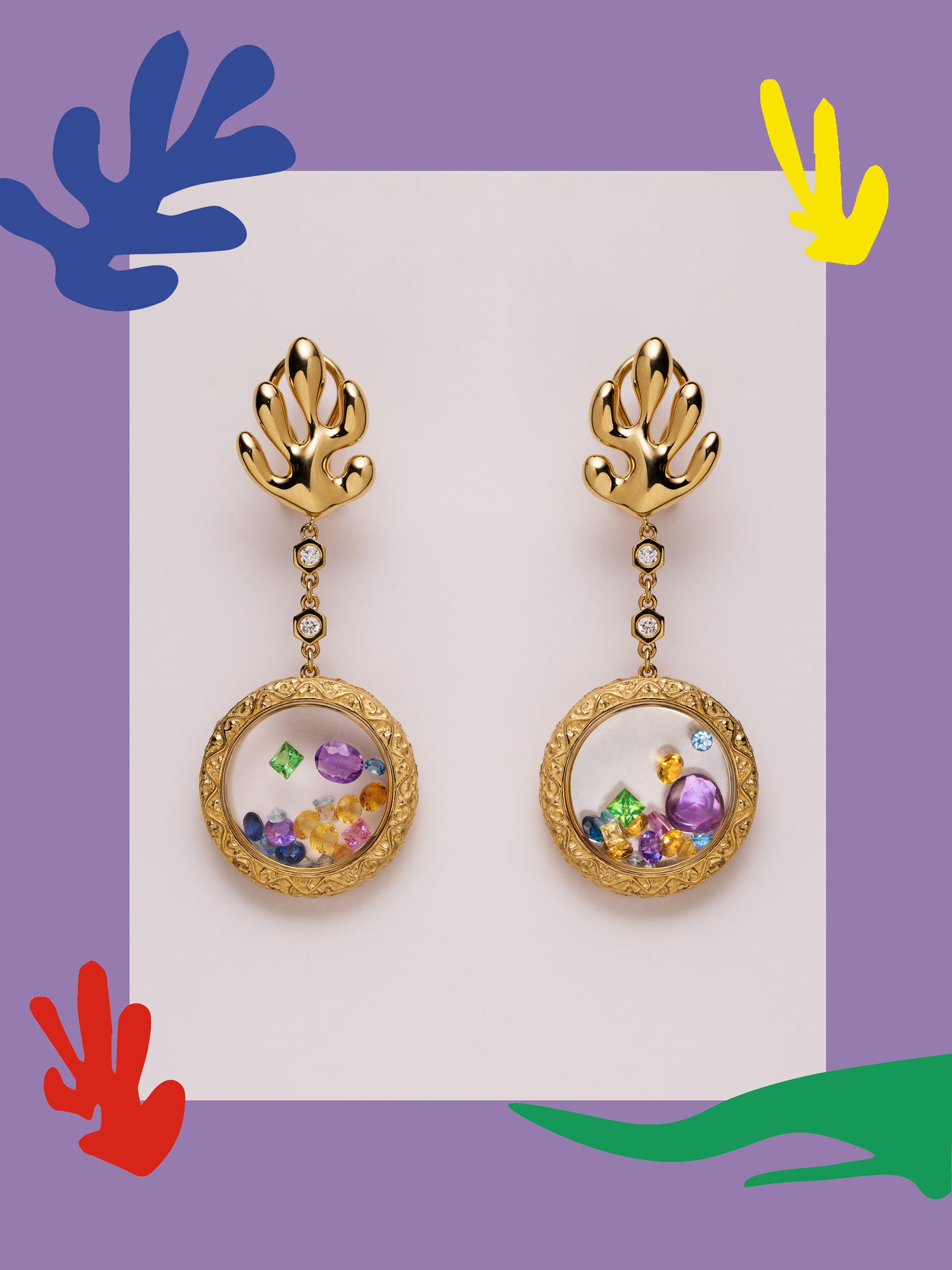 Matisse's Palette Earrings