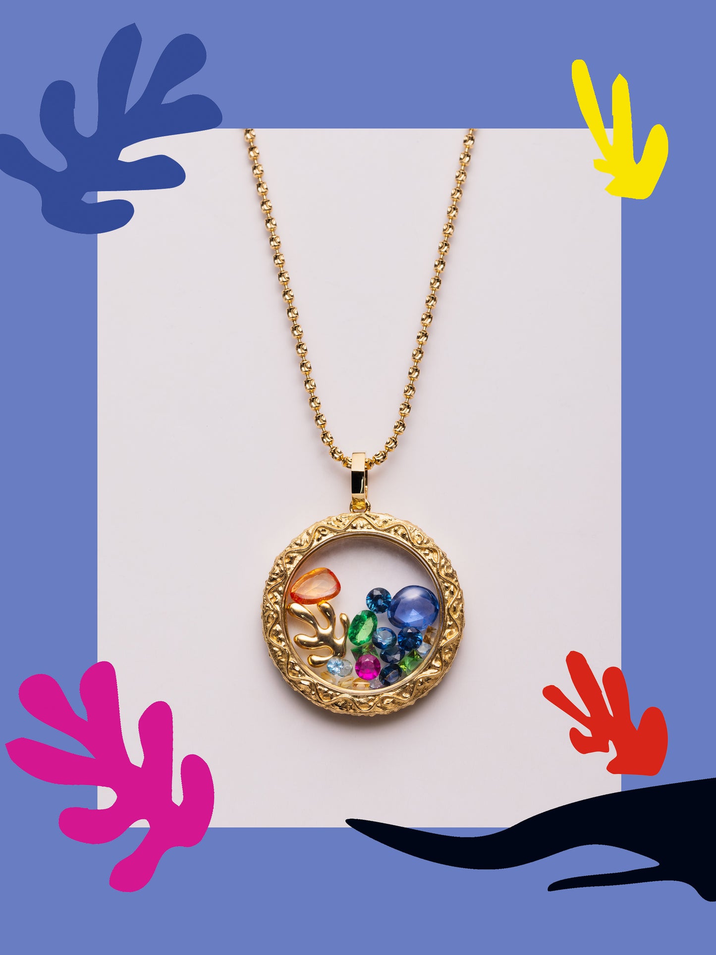 Matisse's Palette Necklace