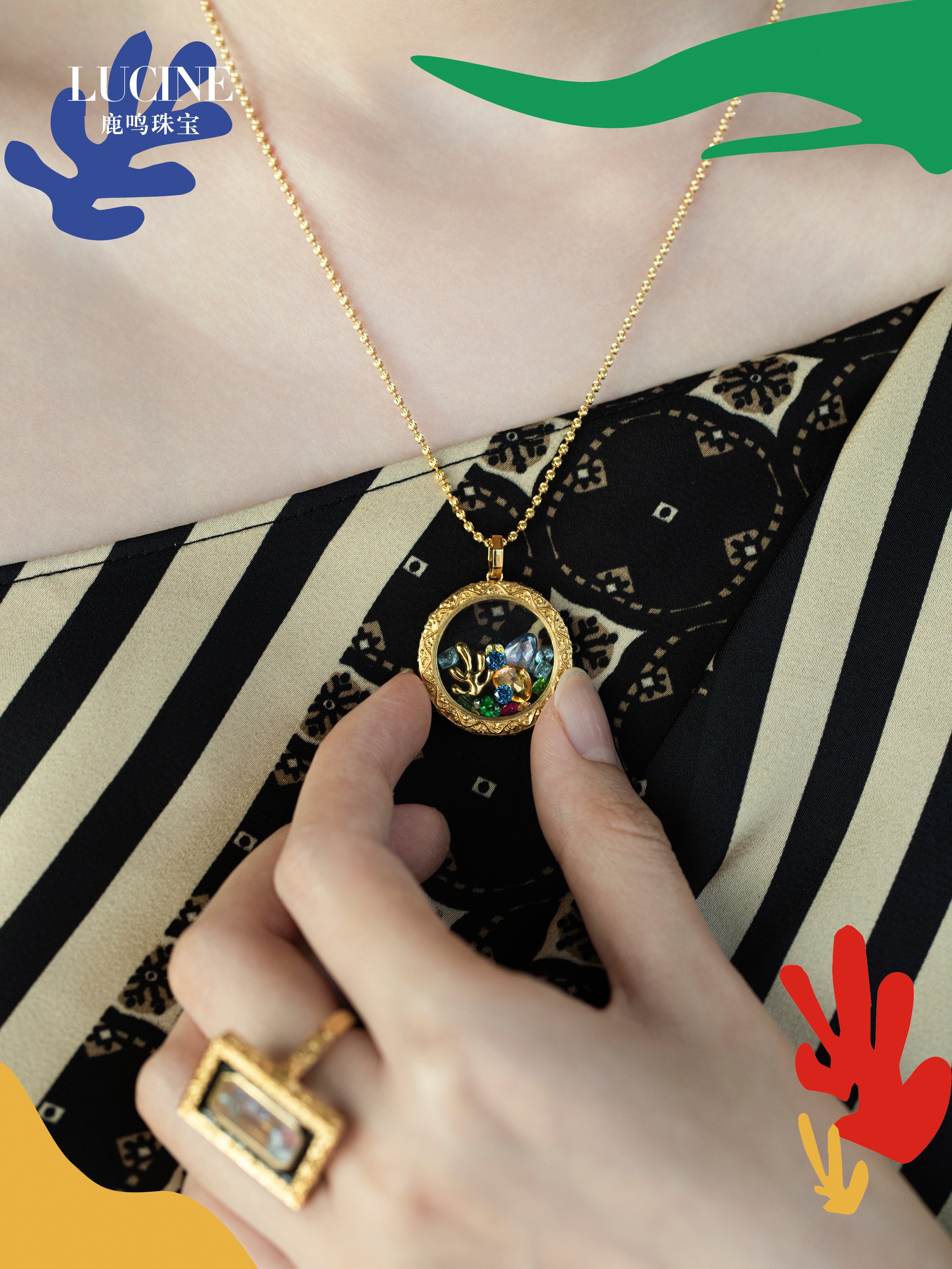 Matisse's Palette Pendant
