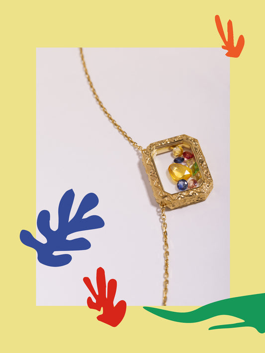 Matisse's Palette Necklace